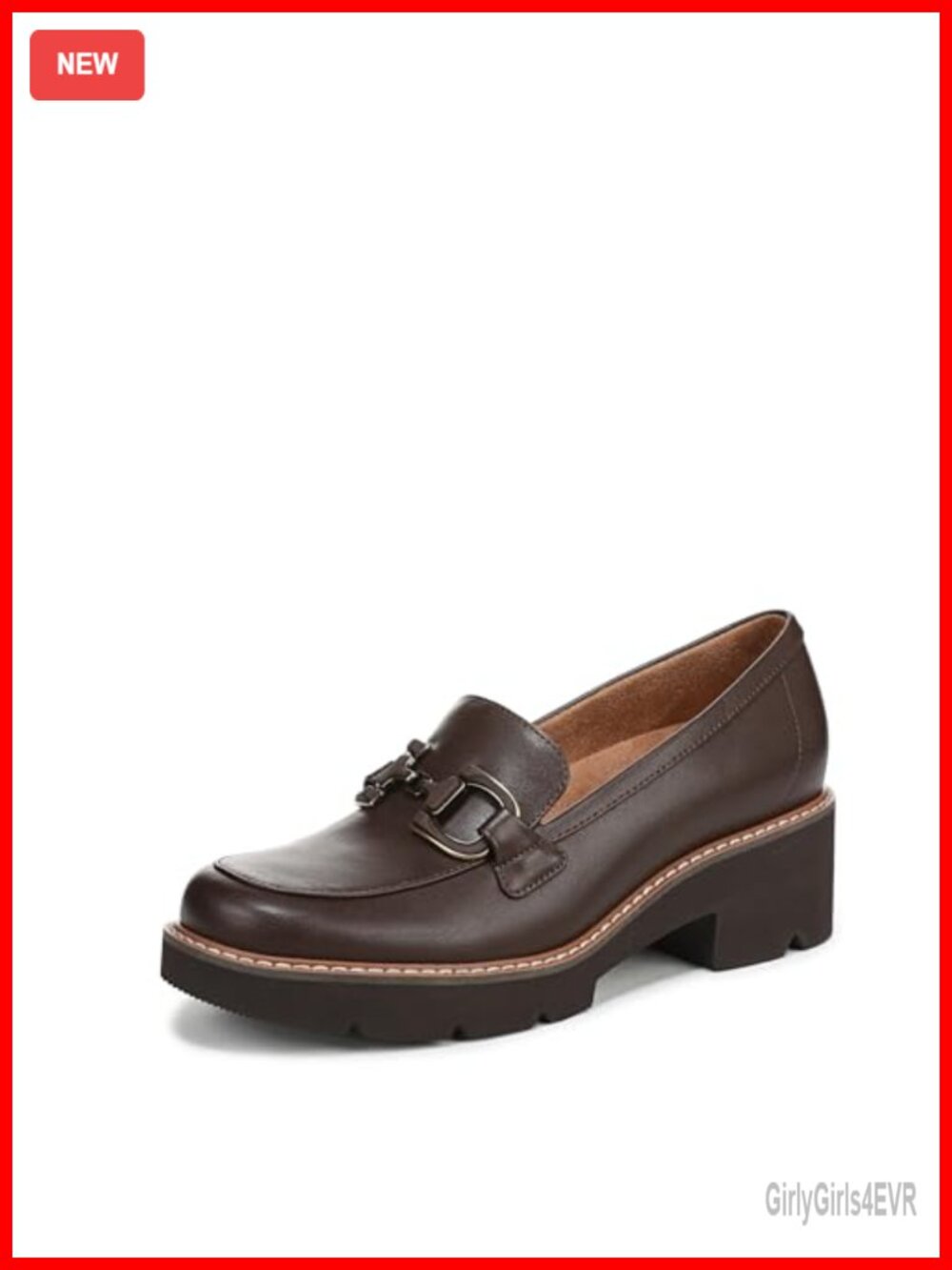 Naturalizer Corrine Lug Sole Loafer with Contour+ Comfort